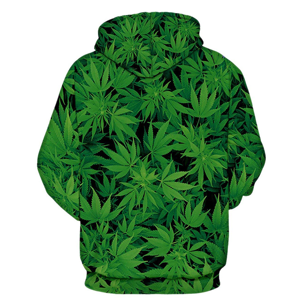 Green Weed Funny Hoodie