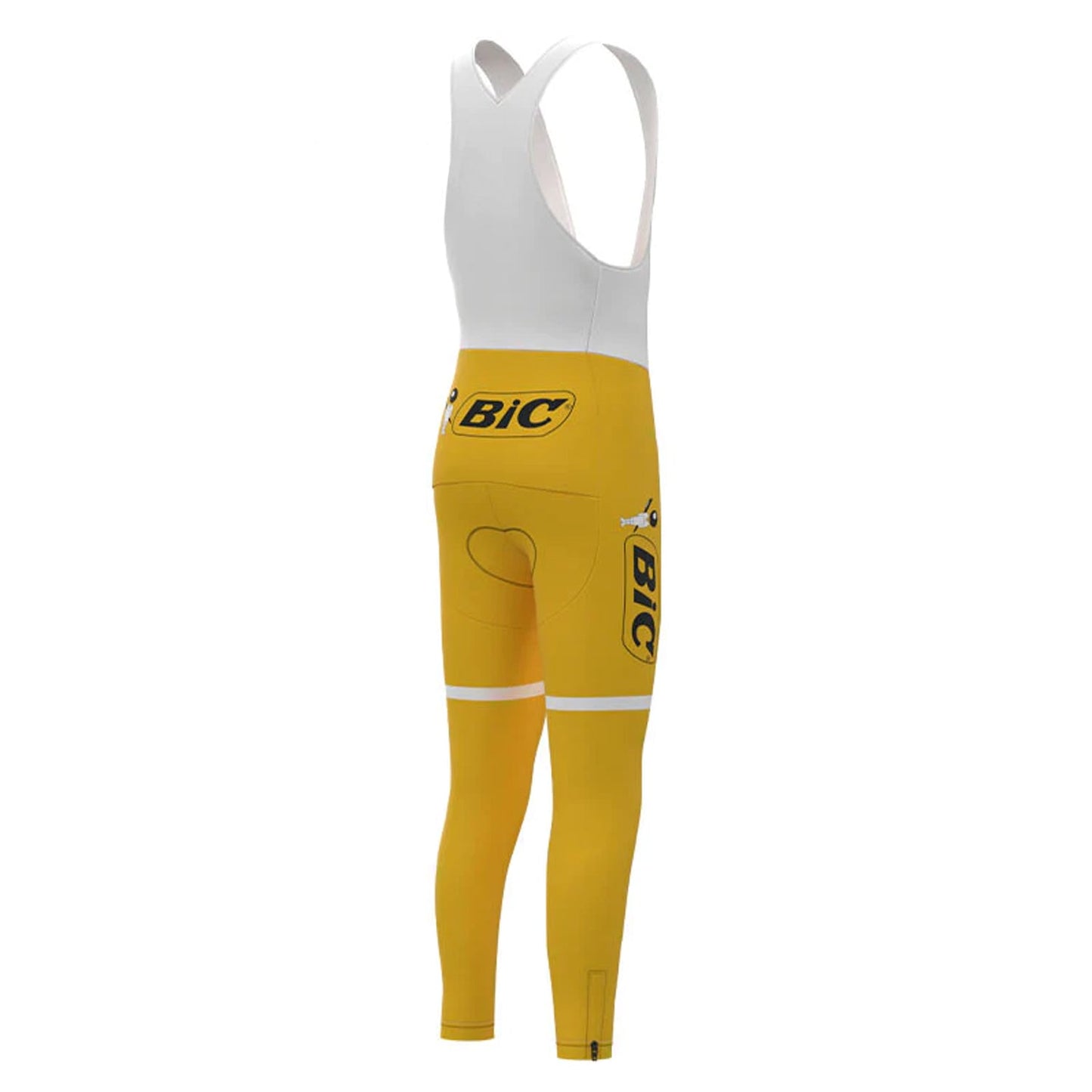 BIC Gele Retro MTB Fietsbroek