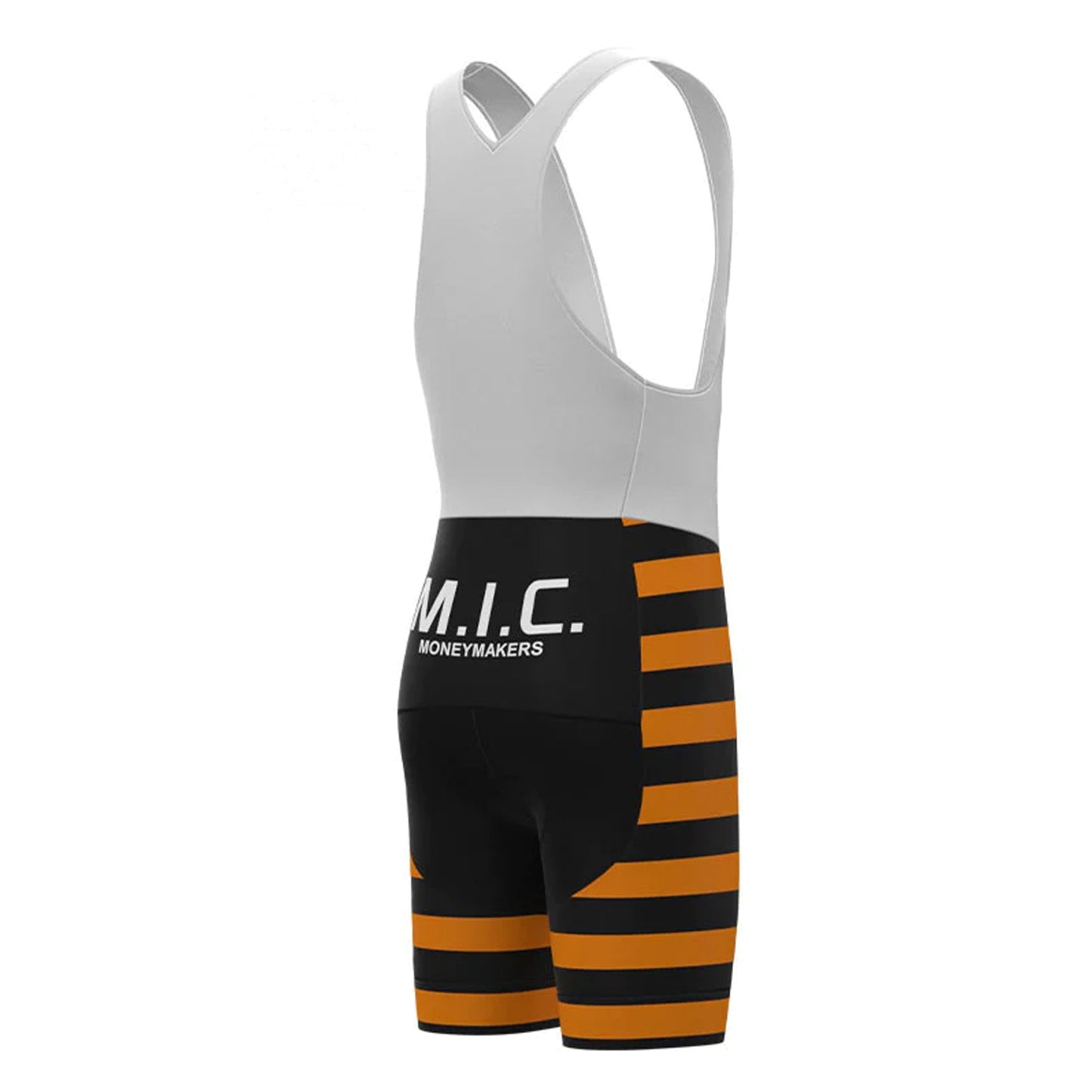 MIC Schwarze Vintage-Radsport-Trägershorts 