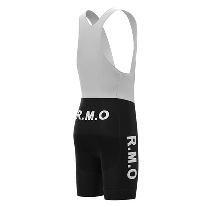 RMO Schwarze Vintage-Radsport-Trägershorts 