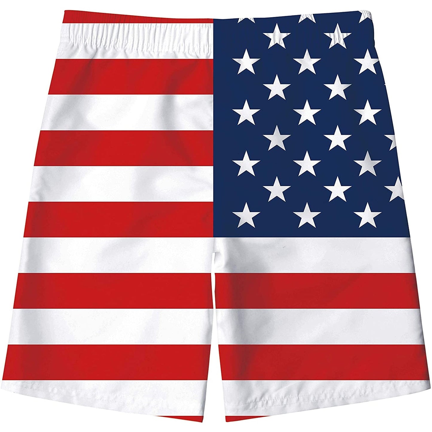 Lustige Badehose für Jungen mit amerikanischer Flagge