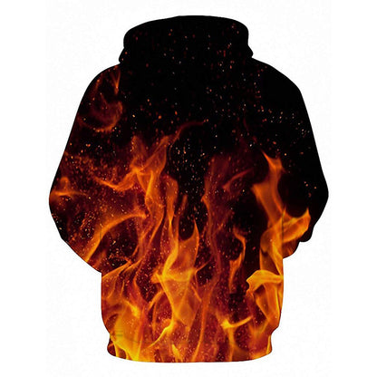 Feuer Flammen Kapuzenpullover