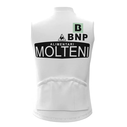 Molteni Wit Retro MTB-fietsvest