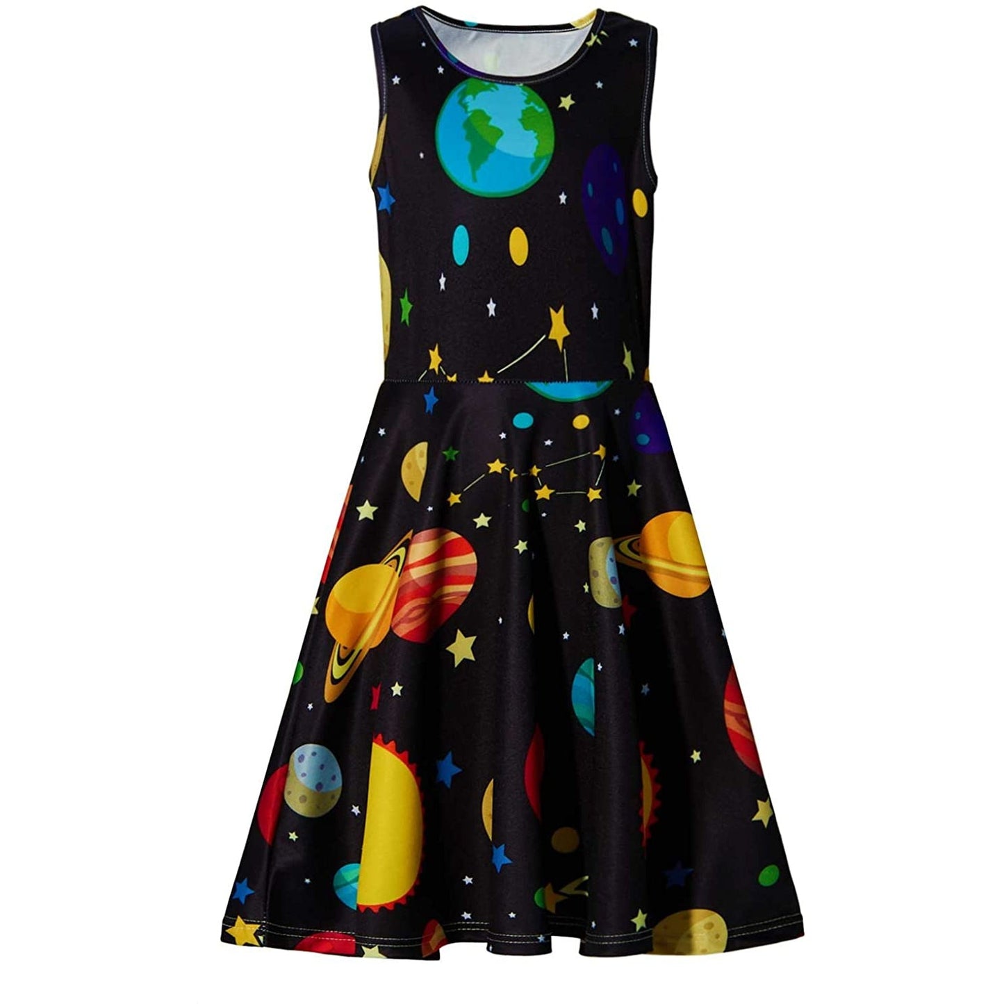 Weltraumplanet Lustiges Mädchenkleid