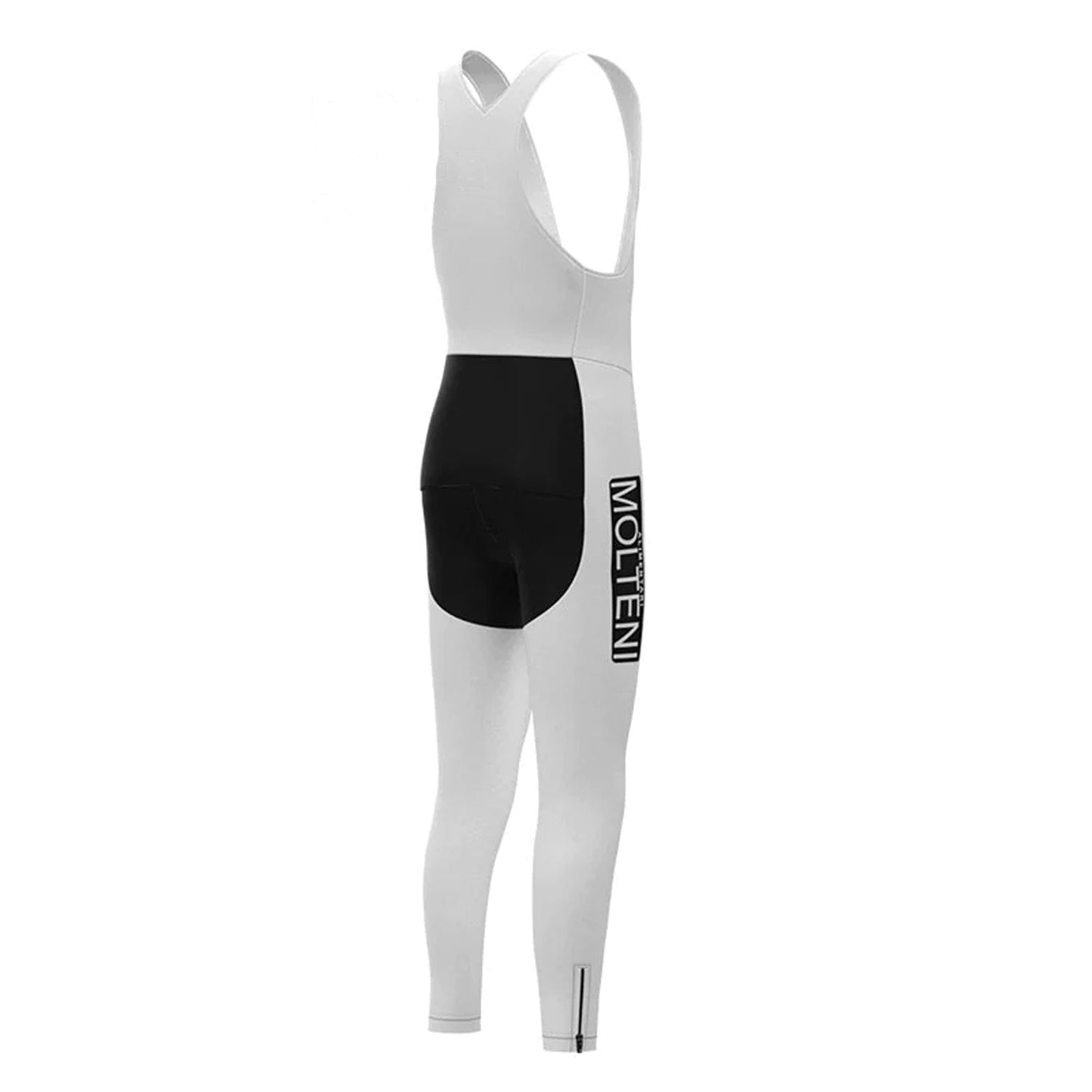 Molteni White Black Retro MTB Bike Pants