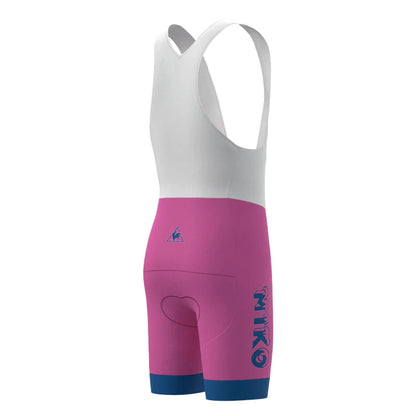 Miko Mercier Lila Vintage Radsport Trägershorts