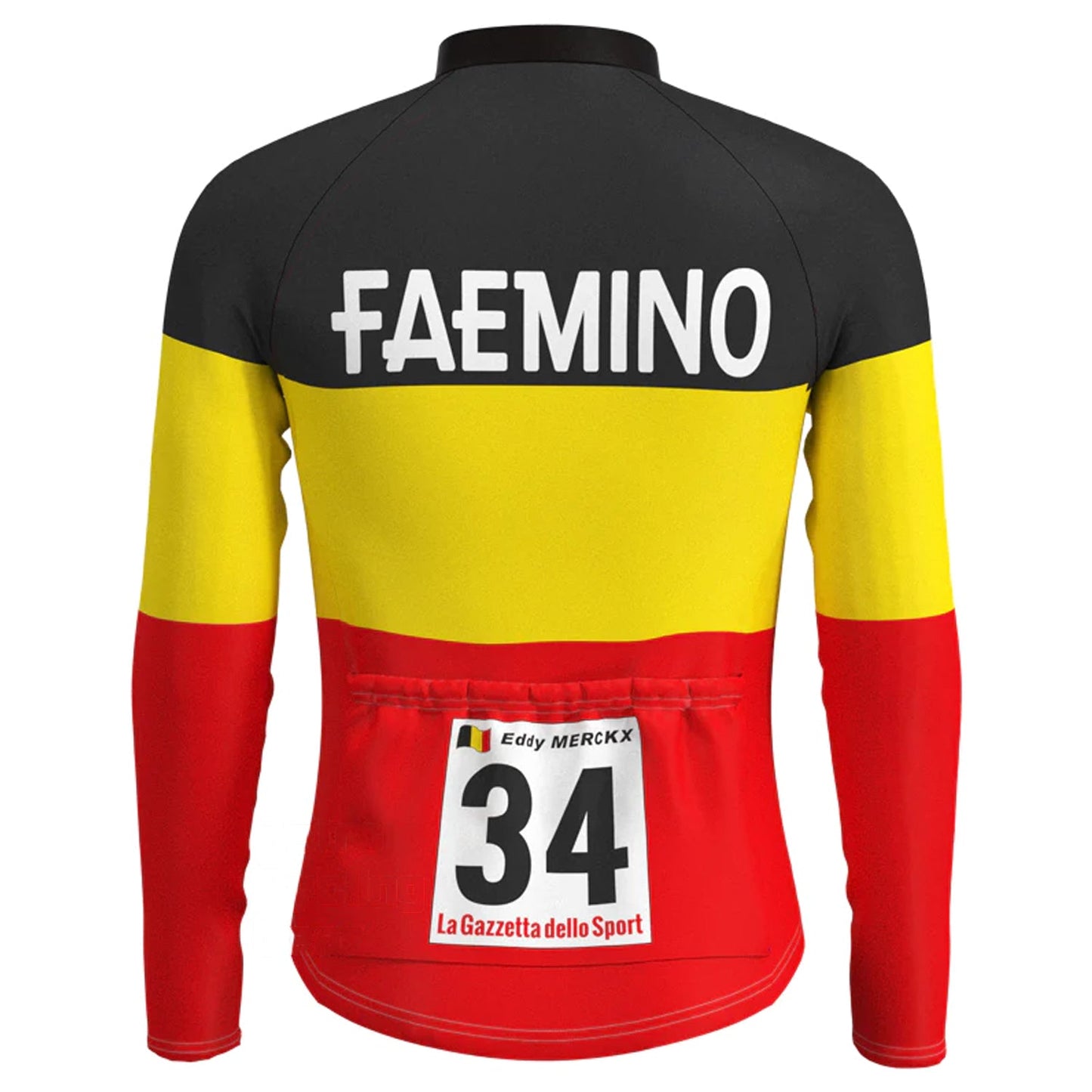 Faemino Langarm-Radtrikot-Set passend zum Set