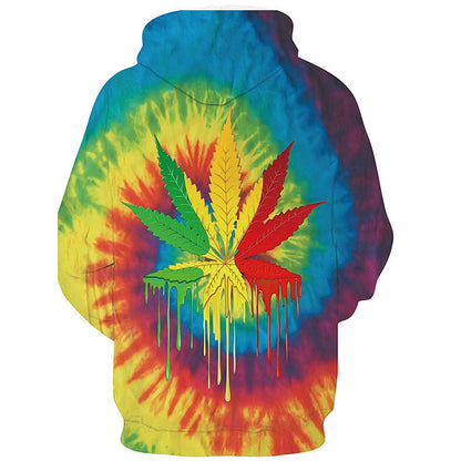 Bunter Weed-Hoodie