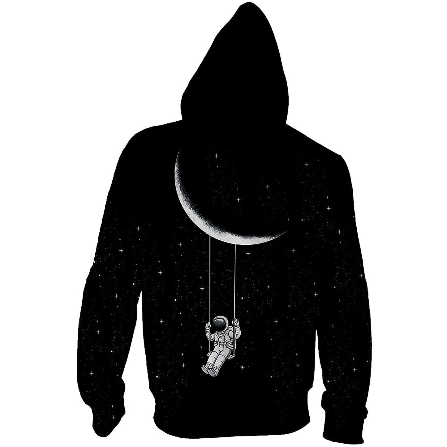 Kapuzenjacke mit Astronauten-Print