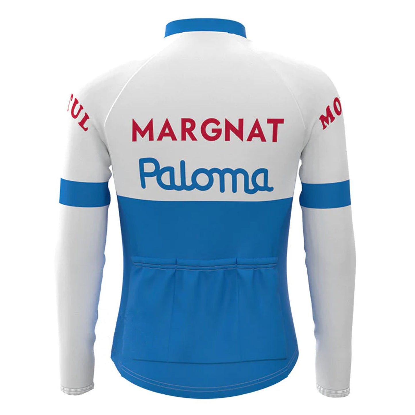 Margnat – Passendes Set aus langärmeligem Radtrikot in Blau