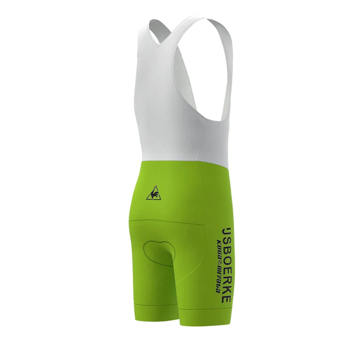 IJsboerke Grüne Vintage-Radsport-Trägershorts