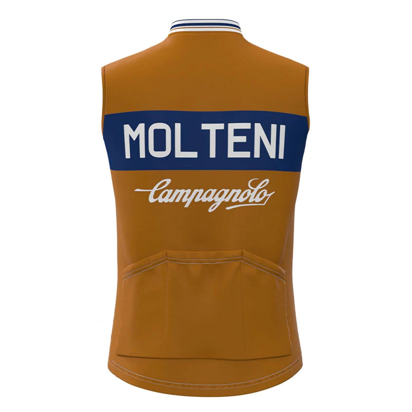 Molteni Blauw Bruin Retro MTB Fietsvest