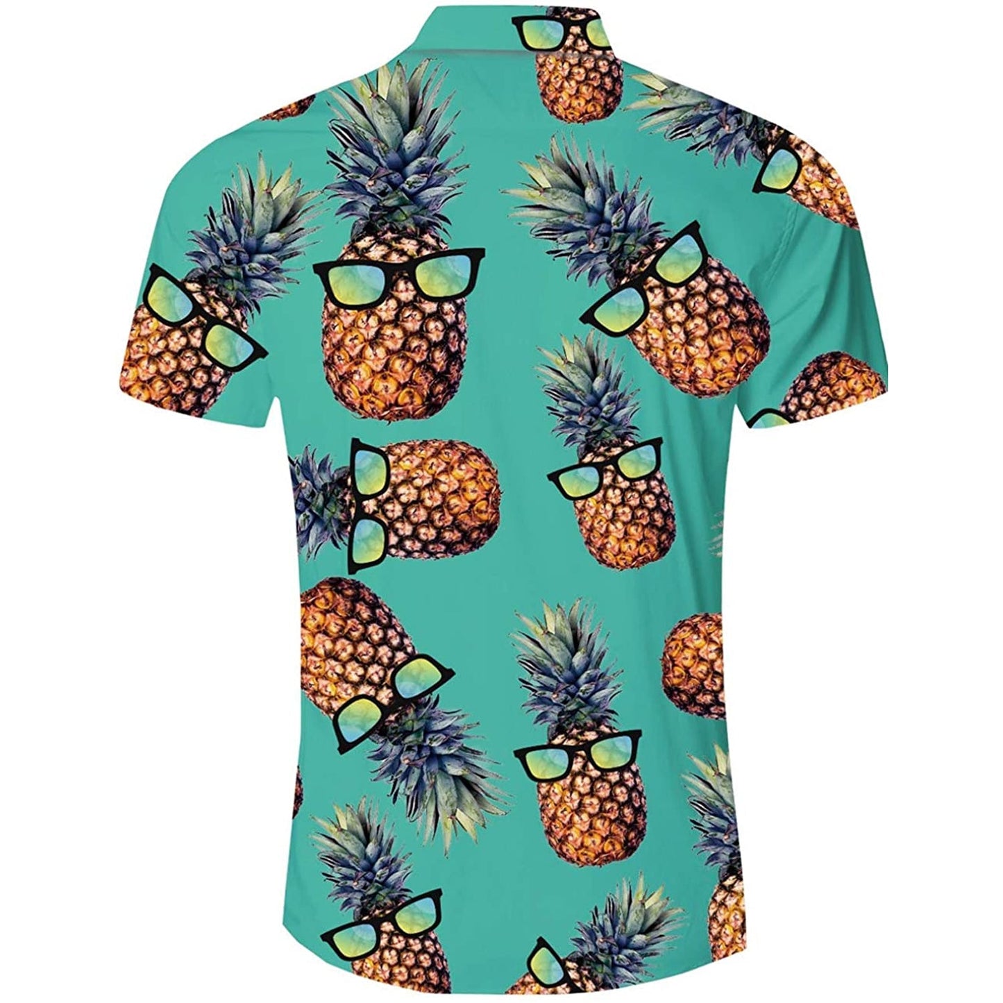 Grüne Sonnenbrille Ananas lustige Hawaiian Shirt