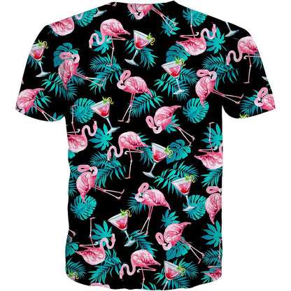 Roze Flamingo Grappig T-shirt