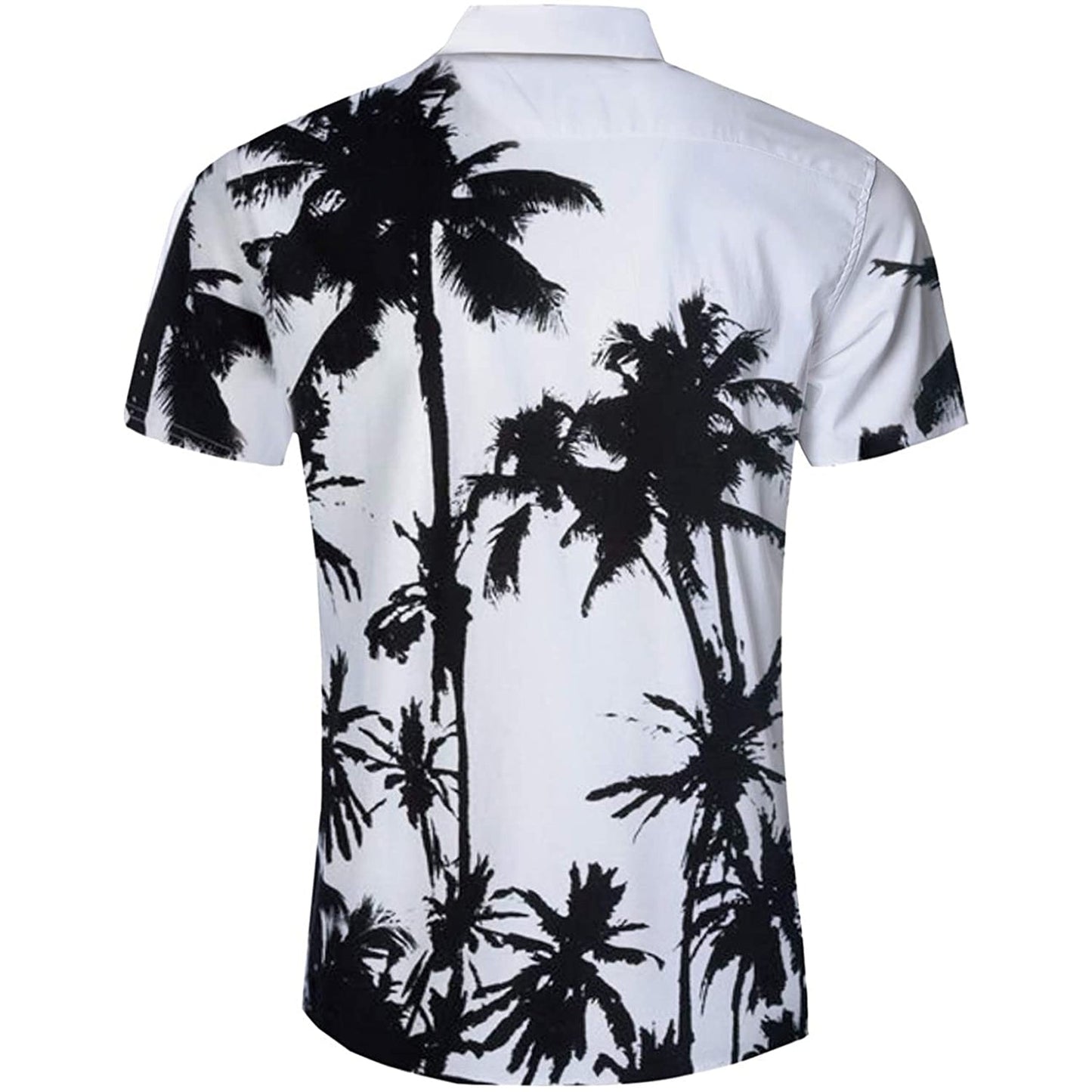 Palmboom Wit Grappig Hawaiiaans Shirt