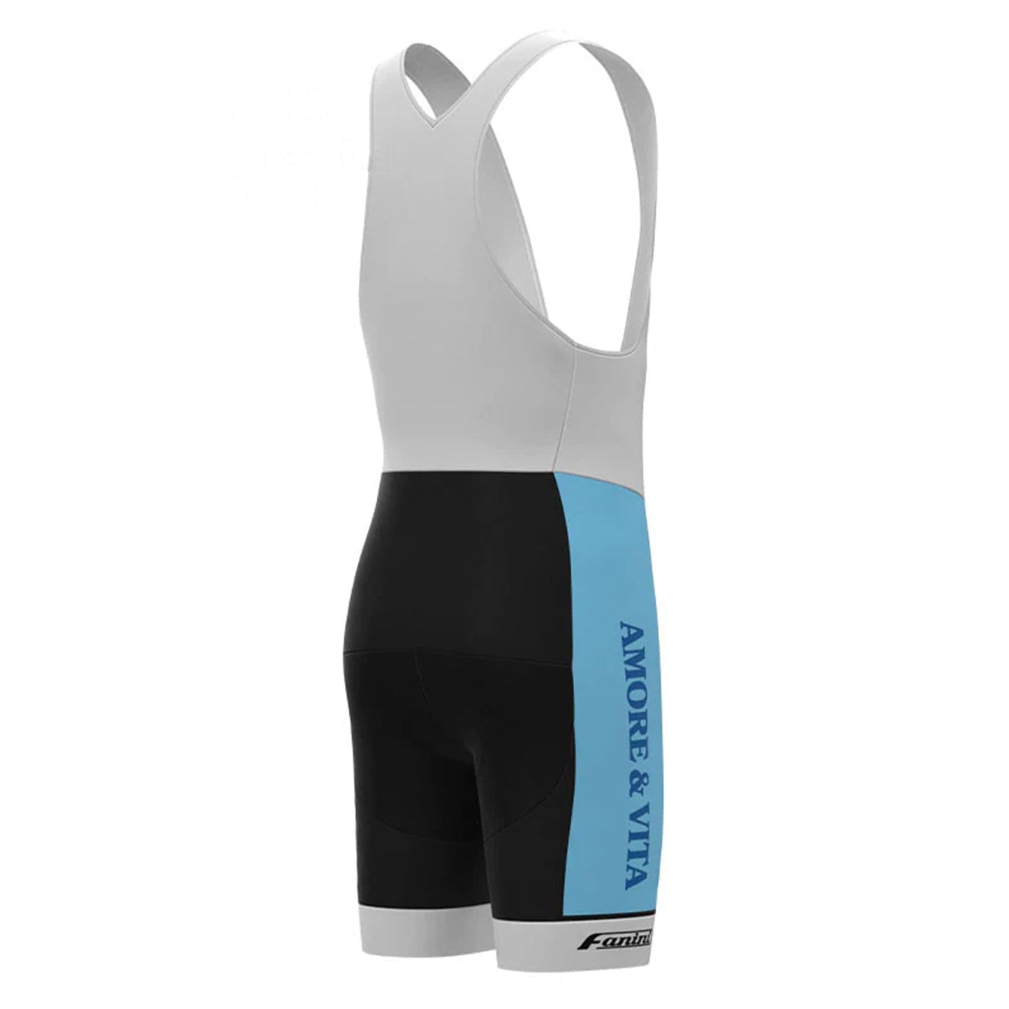 Amore & Vita Blue Vintage Cycling Bib Shorts