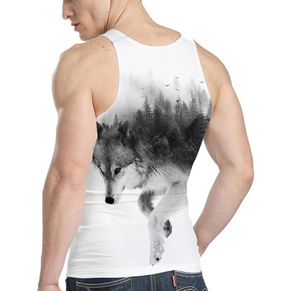 Forest Wolf Grappig Tanktopje