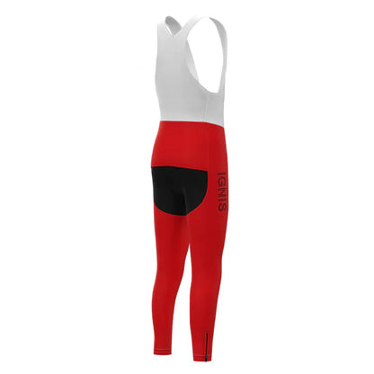 Ignis Schwarz Rot Retro MTB Fahrradhose