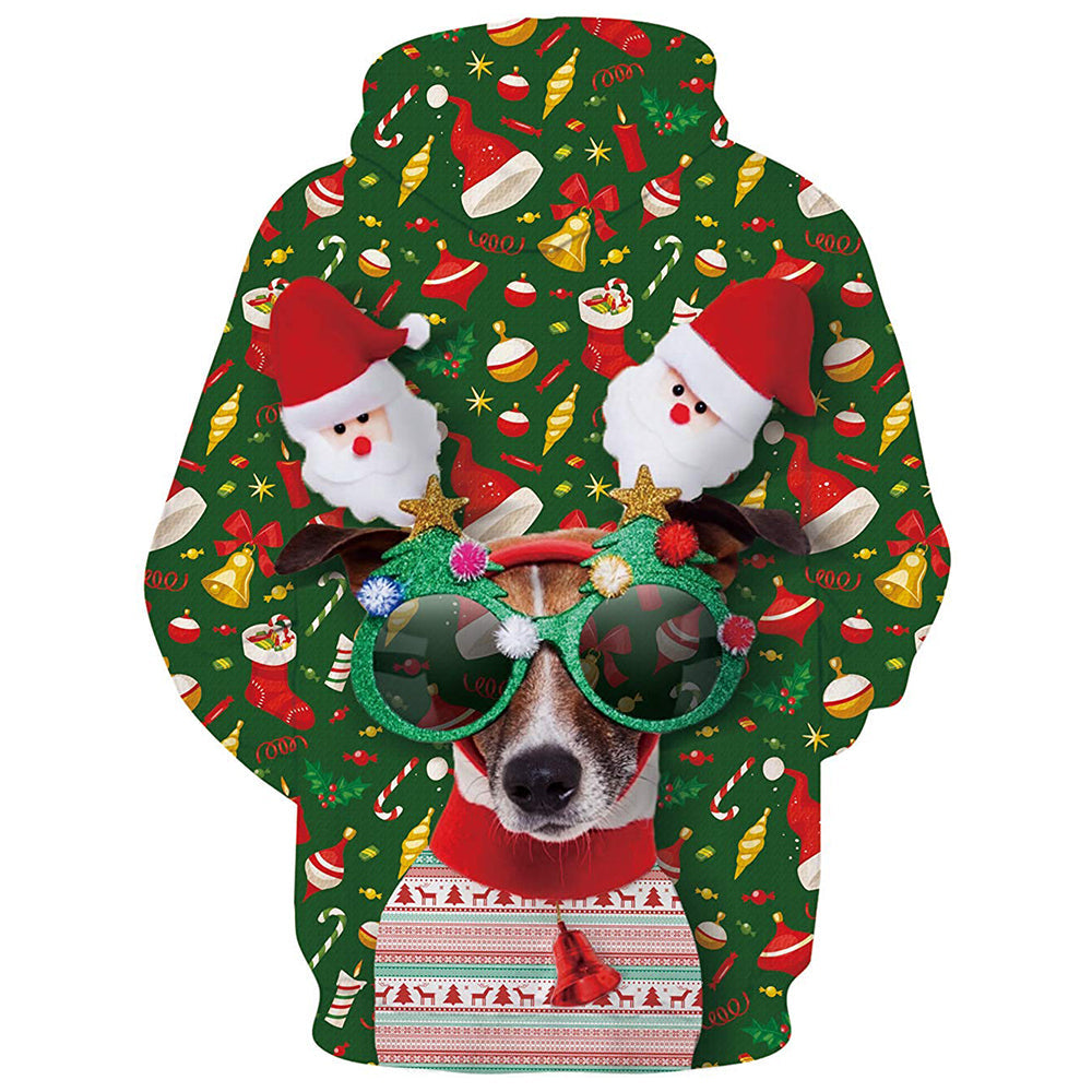 Weihnachts-Hoodie für Hunde