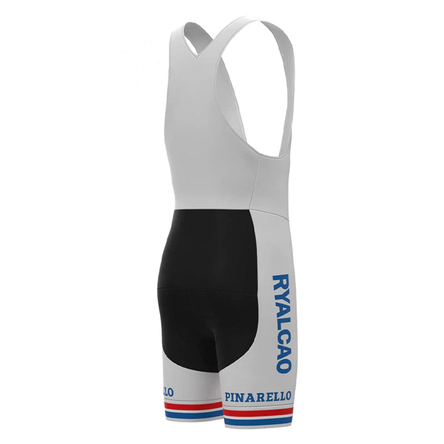 Ryalcao Pinarello Weiße Vintage-Radsport-Trägershorts 