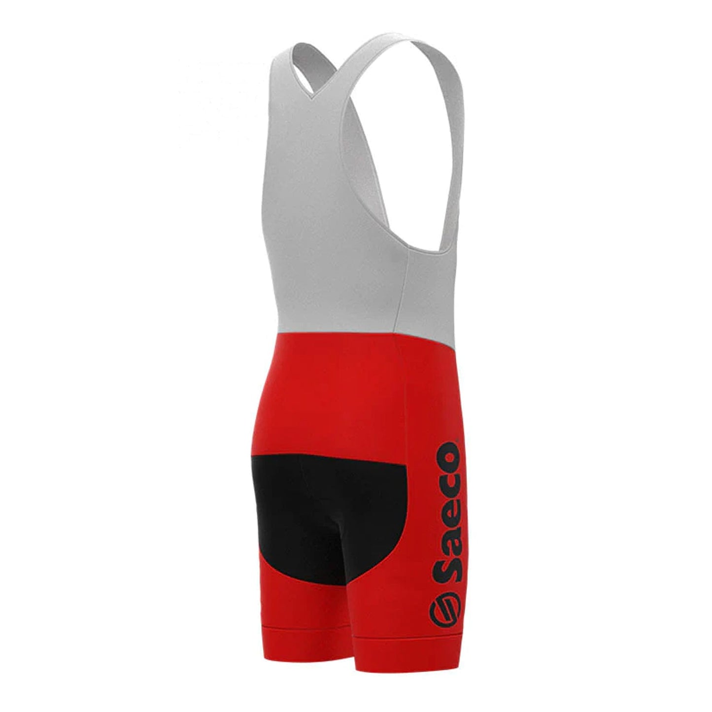 Seaco Rote Vintage-Radsport-Trägershorts 