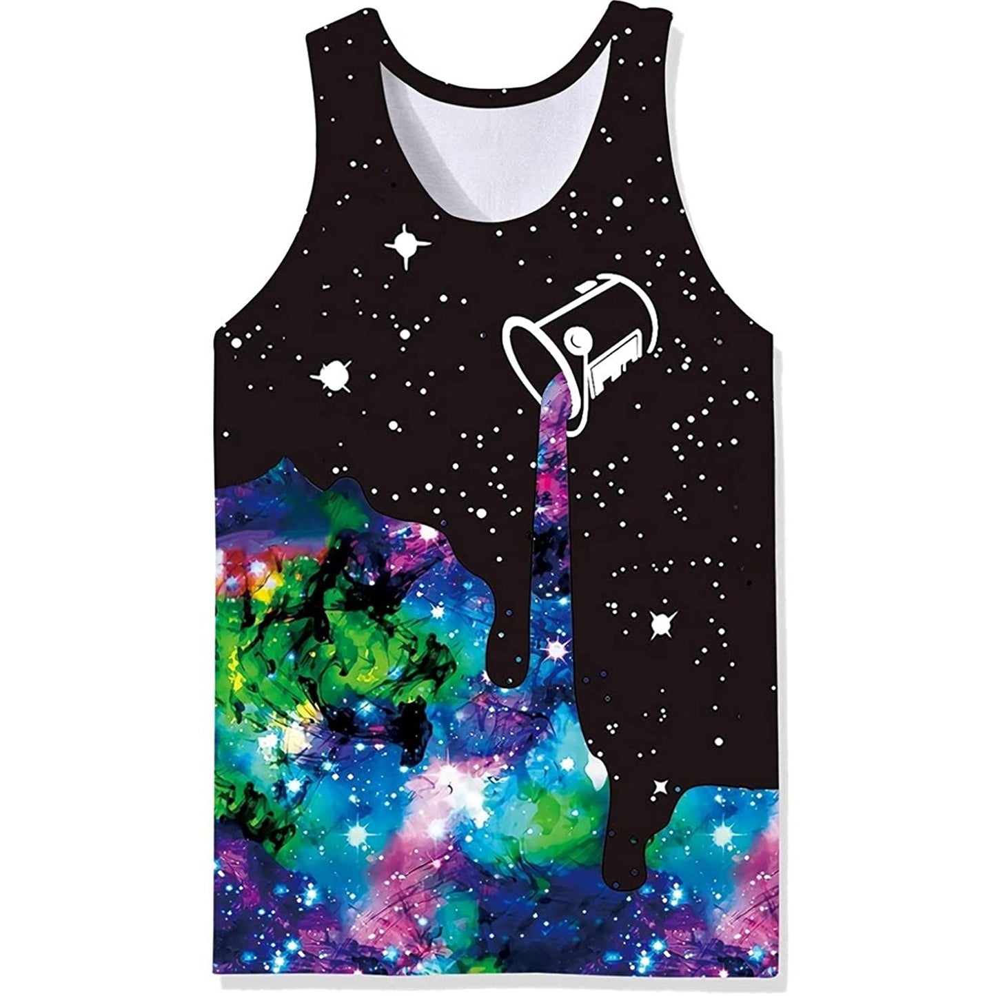 Galaxy Verfspetters Grappig Tanktopje