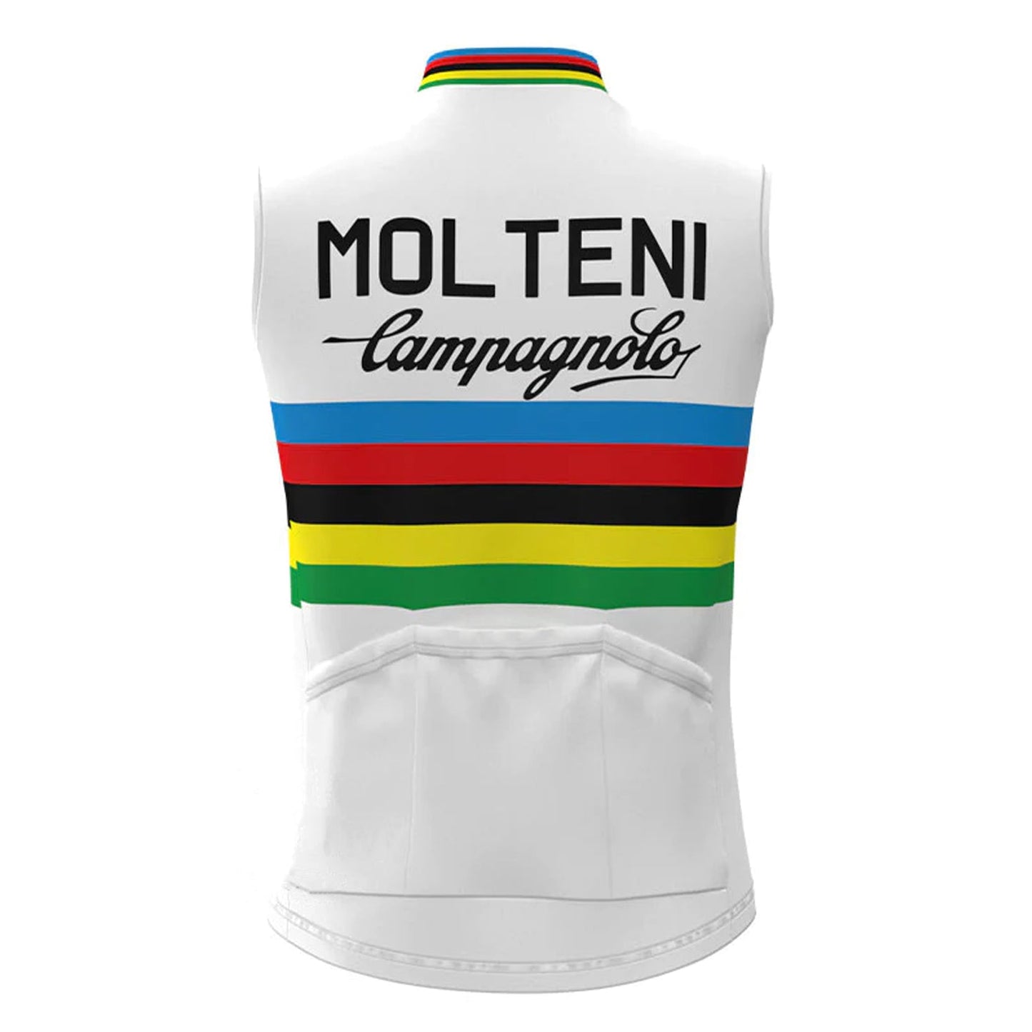 Molteni Wit Retro MTB-fietsvest