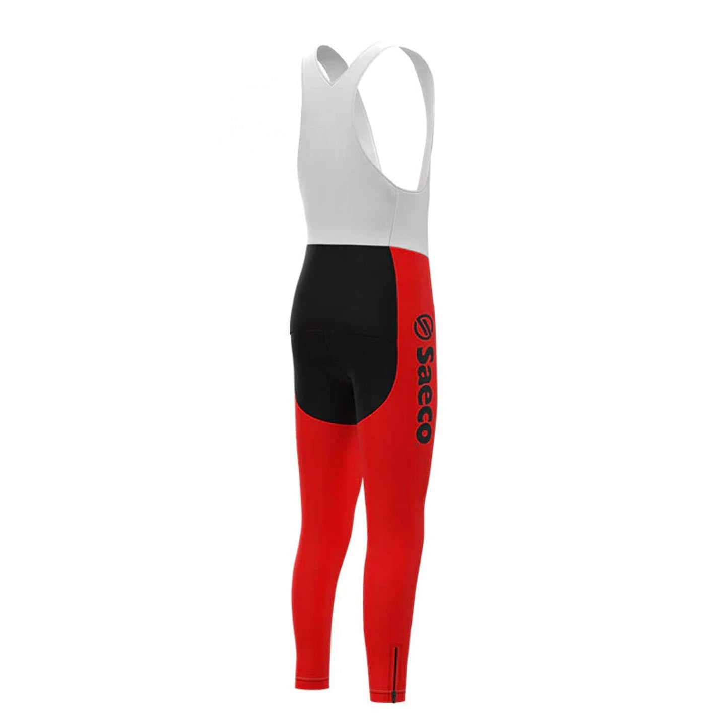 Saeco Rote Retro-MTB-Fahrradhose