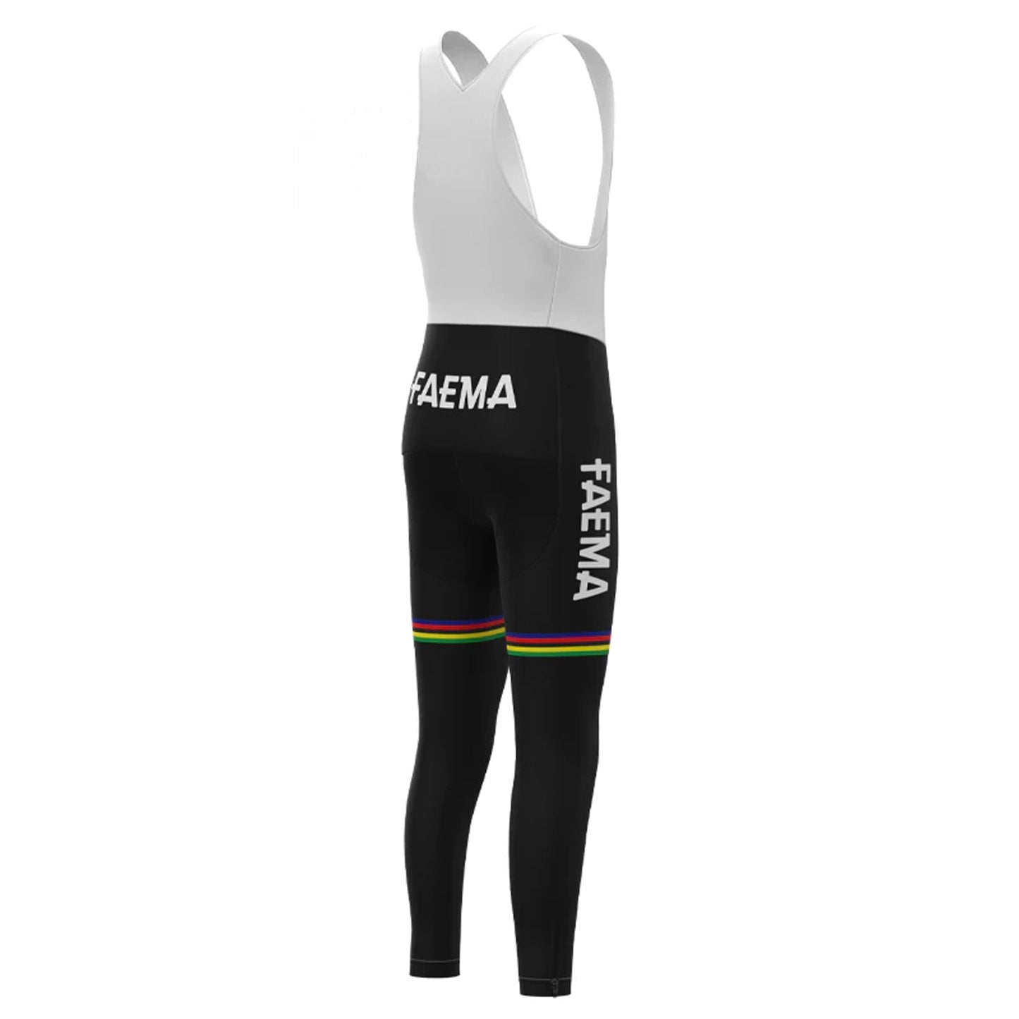 Faema – Passendes Set aus langärmeligem Radtrikot in Weiß