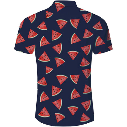 Watermeloen Grappig Hawaiiaans Shirt