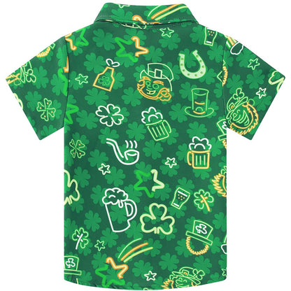 ST Patrick Day Funny Toddler Hawaiian Shirt