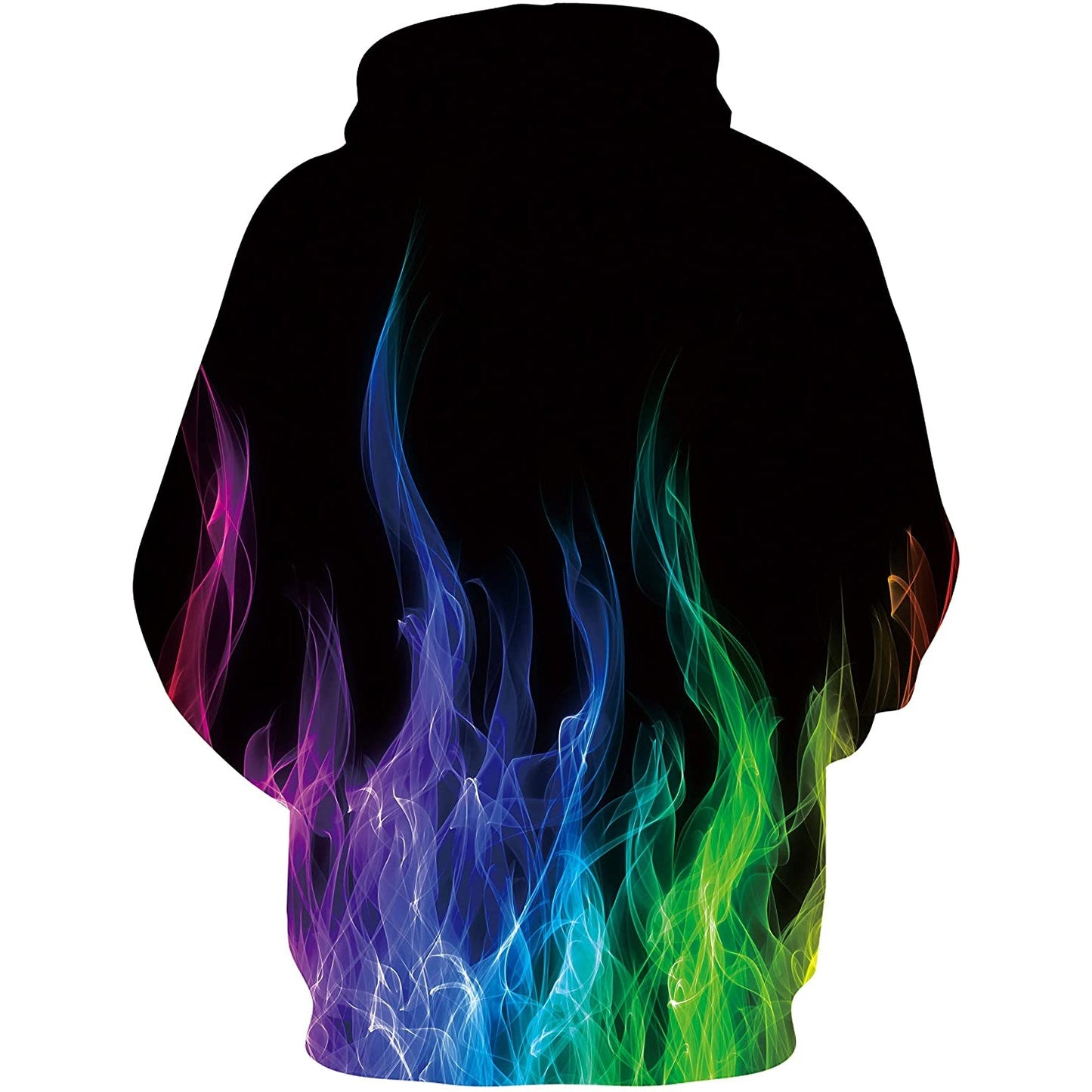 Bunter Flammen-lustiger Kapuzenpullover