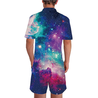 Galaxy Nebula Heren Romper