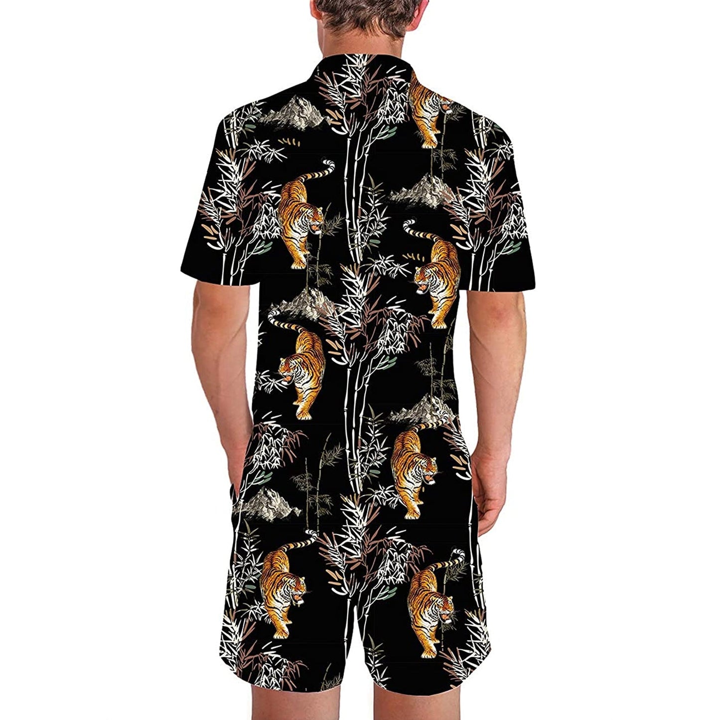 Bamboo Tiger Male Romper