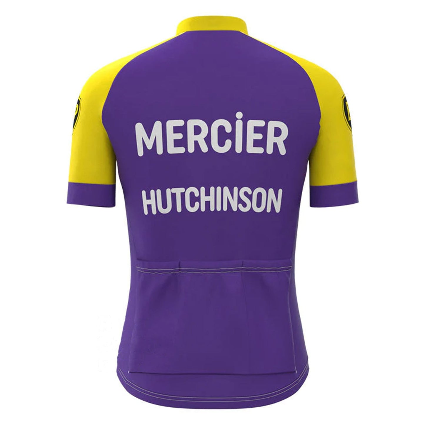 Mercier Hutchinson Paars Vintage Korte Mouw Fietsshirt Top