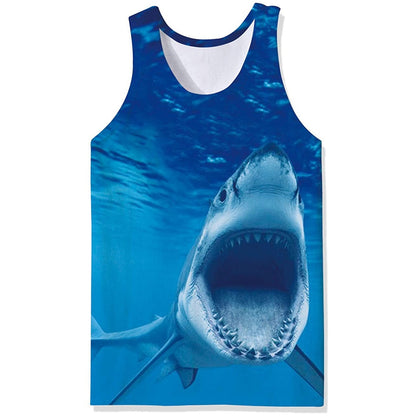 Grappige haai tanktop