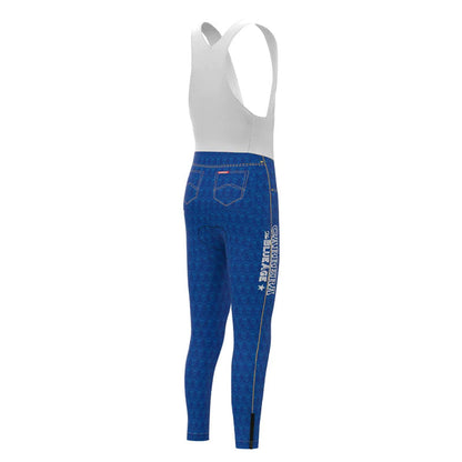 CARRERA Blauwe Retro MTB Fietsbroek