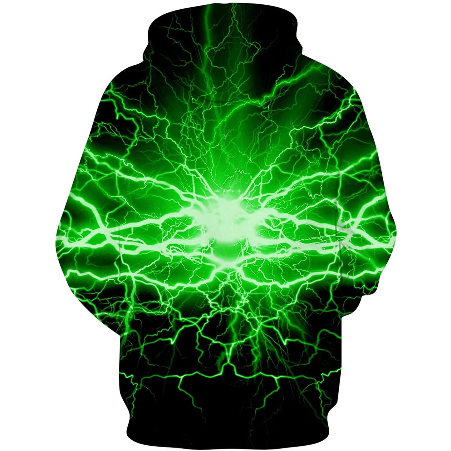 Grüner Aurora-Lustiger Kapuzenpullover