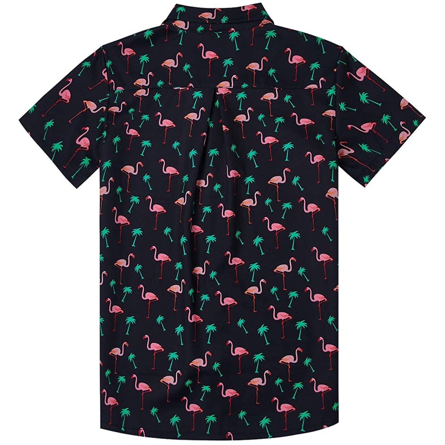 Palme Flamingos Lustige Kleinkind Hawaiian Shirt