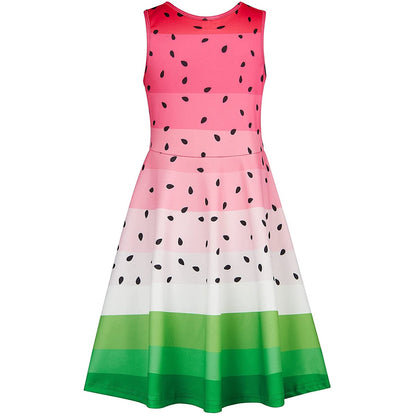 Wassermelone lustiges Mädchenkleid