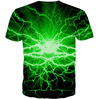 Groene bliksem grappig T-shirt