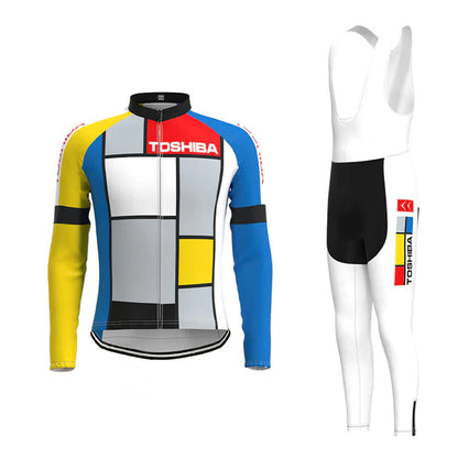 Toshiba Lange Mouw Fietsshirt Matching Set