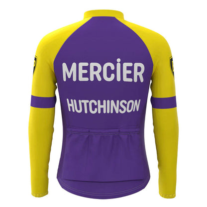 Mercier Hutchinson Paars Lange Mouw Fietsshirt Matching Set