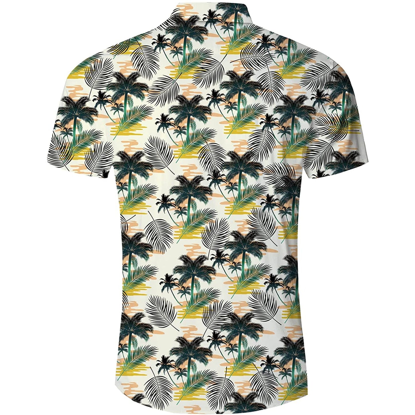 Hawaii Palm Leaf Grappig Hawaiiaans Shirt