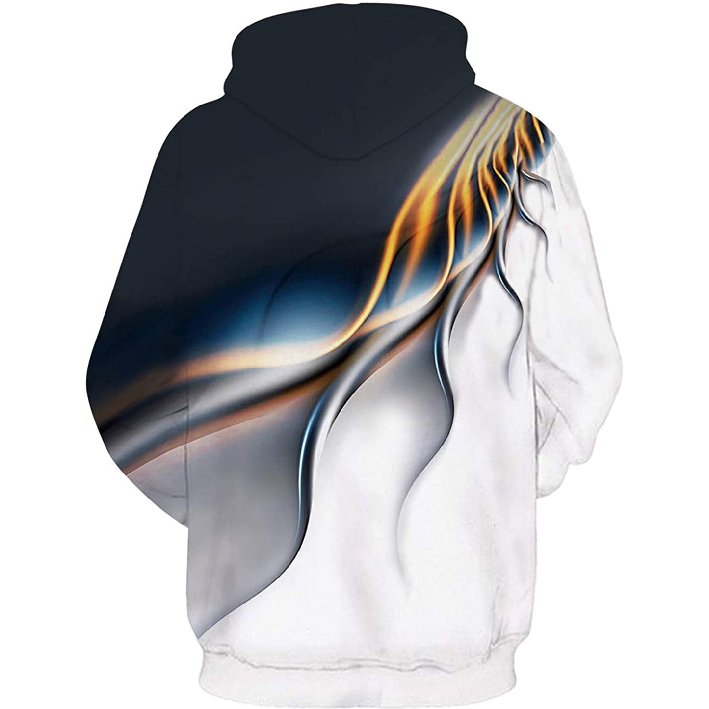 Lustiger Kapuzenpullover mit Blizzard-Aurora-Motiv