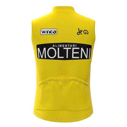 Molteni geel retro MTB-fietsvest