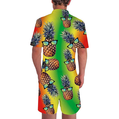 Kleurrijke glazen ananas mannelijke romper