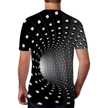 Geometrisch Tunel Grappig T-shirt