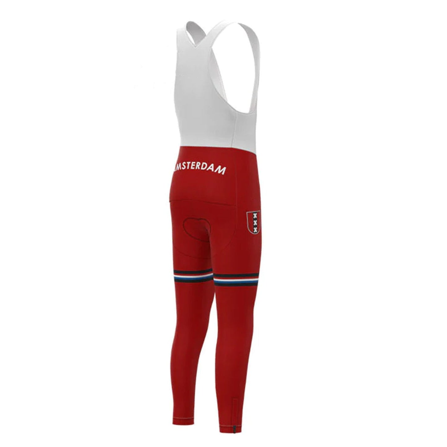 Amsterdam Red Retro MTB Fietsbroek