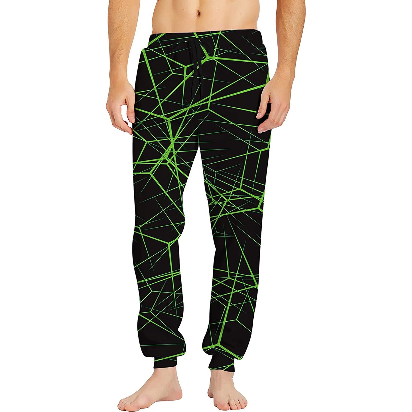 Groene Laser Grappige Joggingbroek